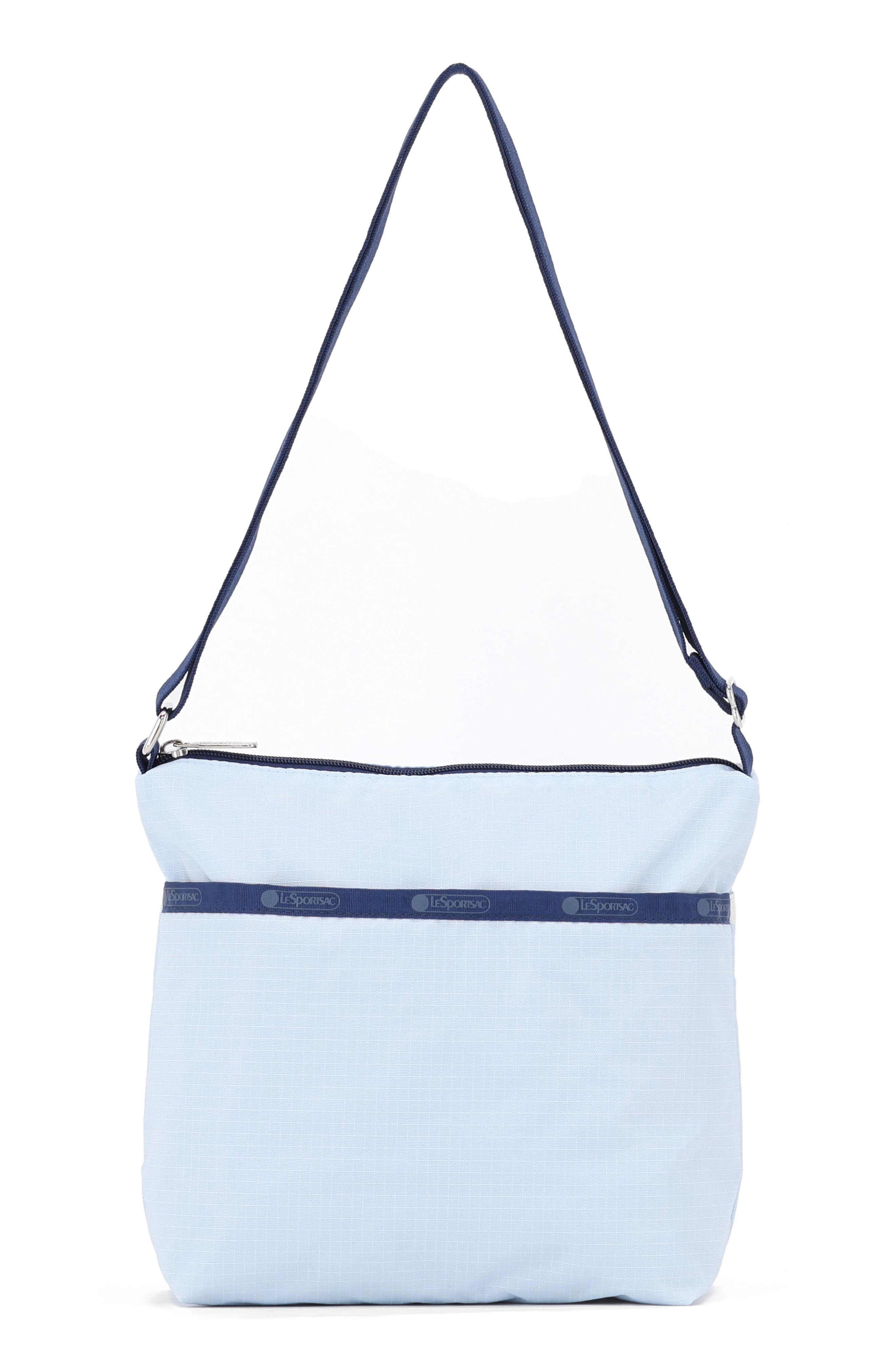 Cleo Small Crossbody Bag, Alternate, color, ICE BLUE/DEEP NAVY