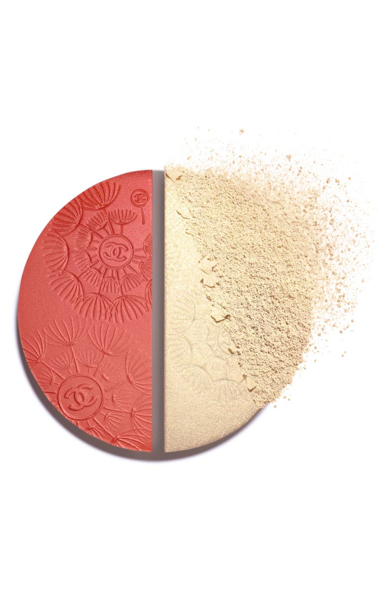 CHANEL Blush & Highlighter Compact, Alternate, color, Gold And Peach