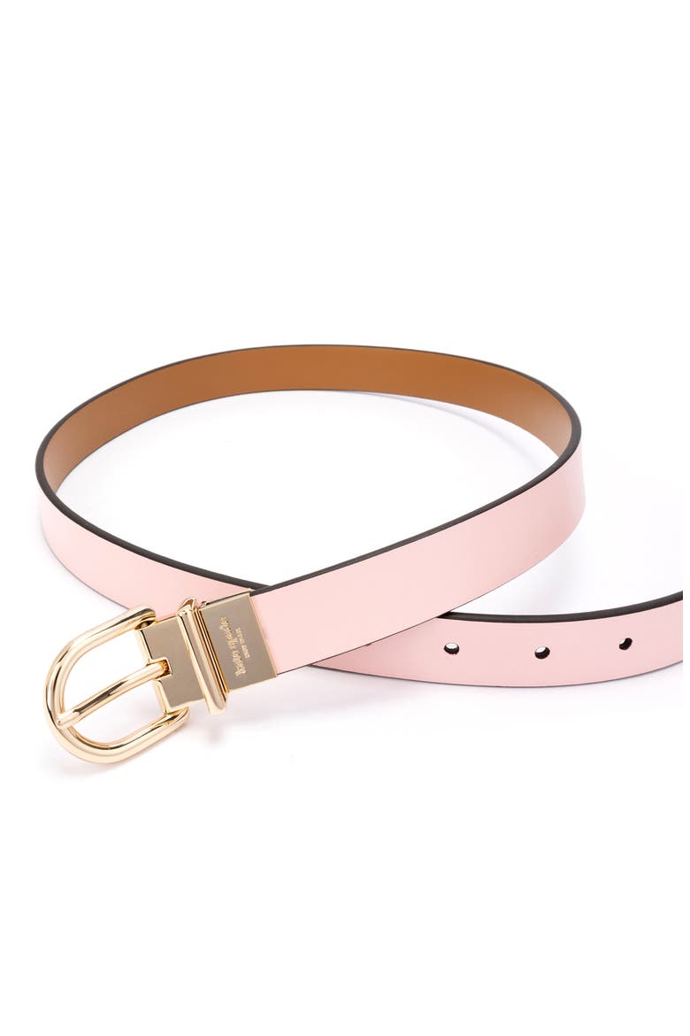 reversible belt, Alternate, color, CREPE PINK / BUNGALOW