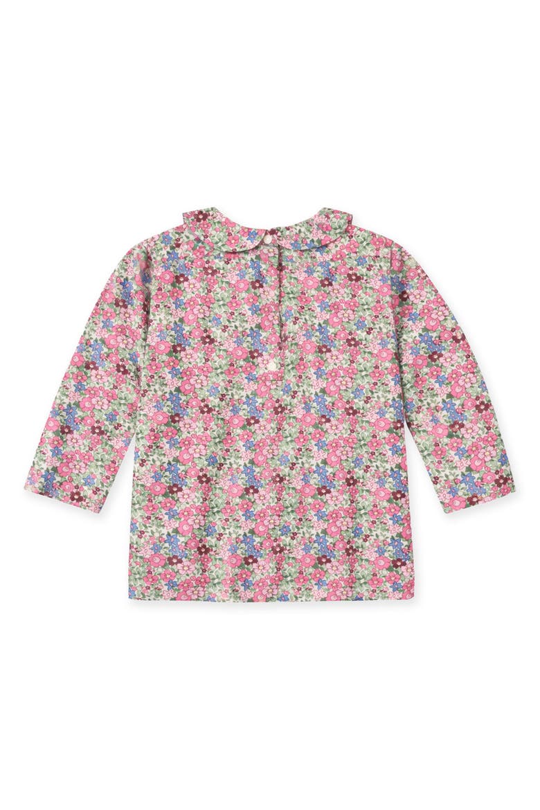 Floral Knit Long Sleeve Blouse, Alternate, color, Ivory, Pink & Multi Floral