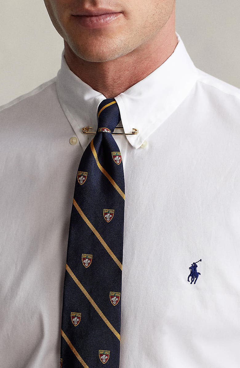 Polo Ralph Lauren Washed Pinpoint Oxford Button-Down Shirt, Alternate, color, 