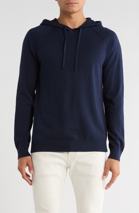 Organic Cotton & Cashmere Crewneck Sweater Hoodie