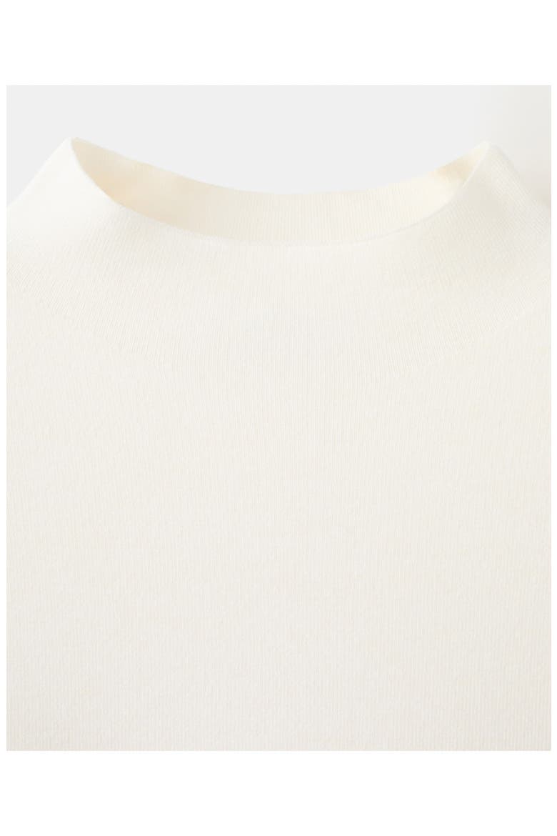 Mock Neck Sweater, Alternate, color, ECRU