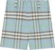 Burberry Check Cotton Shorts