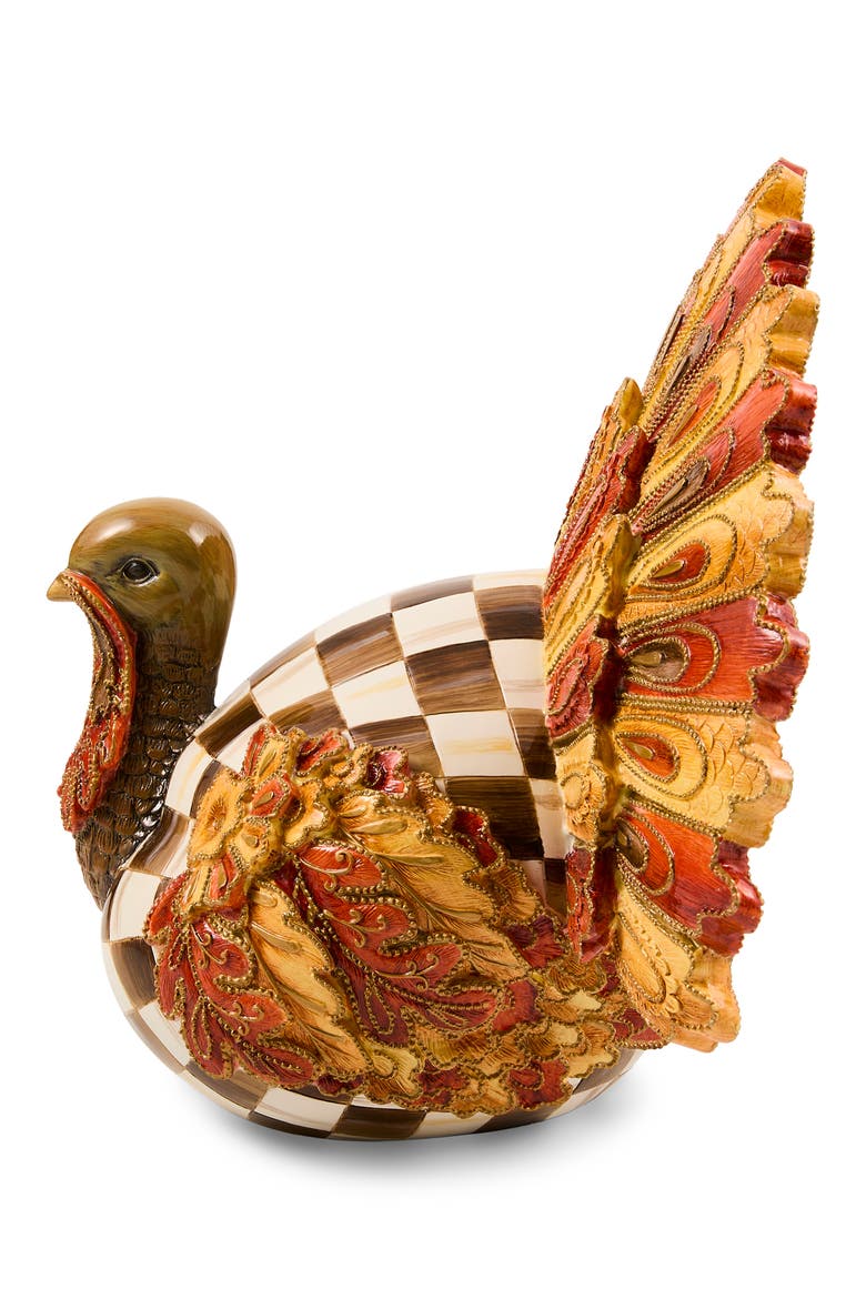 Harvest Glow Aurora Turkey Figurine, Alternate, color, MULTI