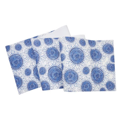 C & F Home C&f Home Blue Harvest Sunflower Table Runner 14" X 72" In Blue