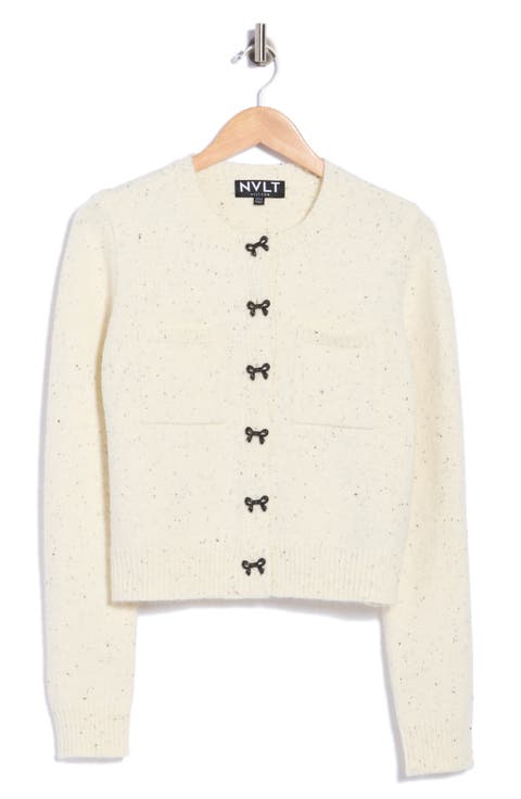 Bow Button Cardigan