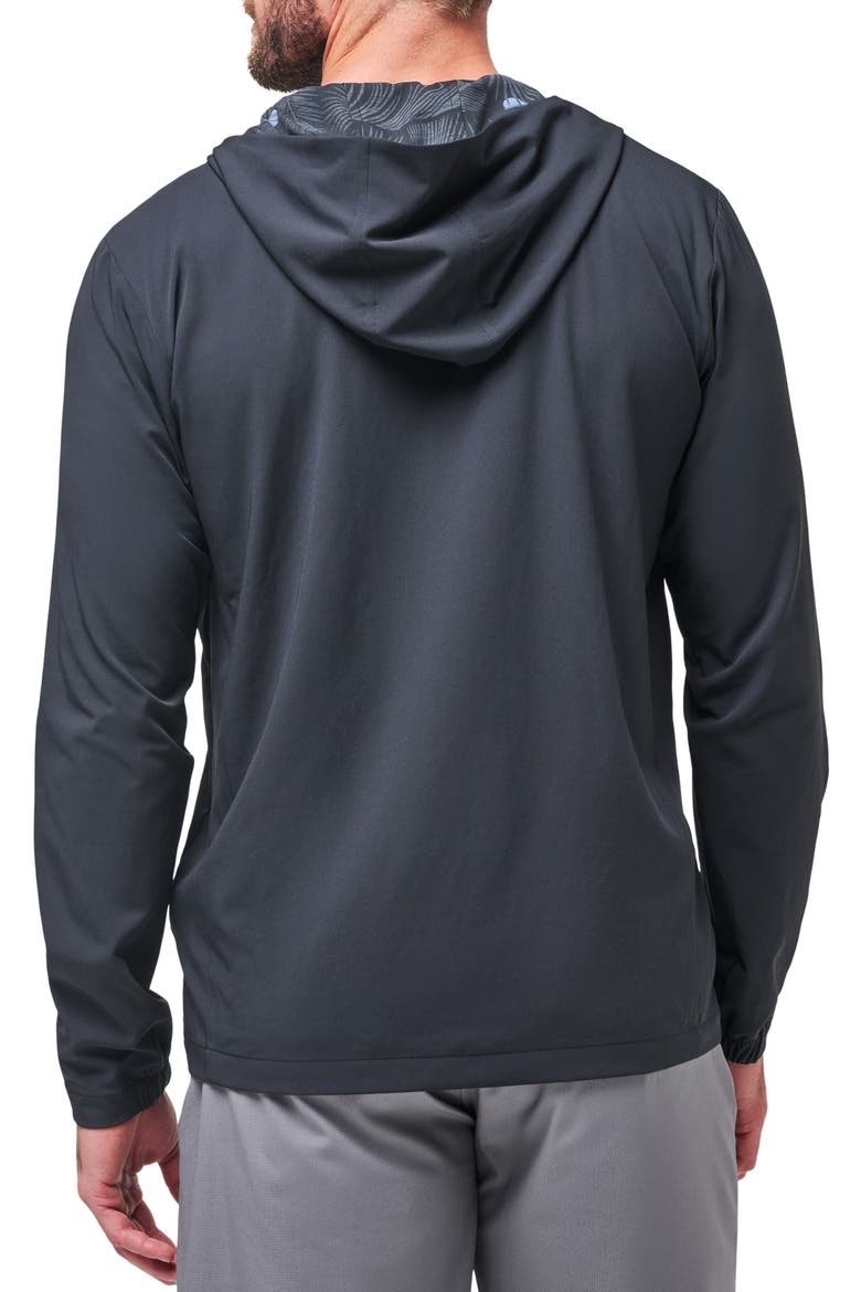 Tech Full Zip Hoodie, Alternate, color, BLACK