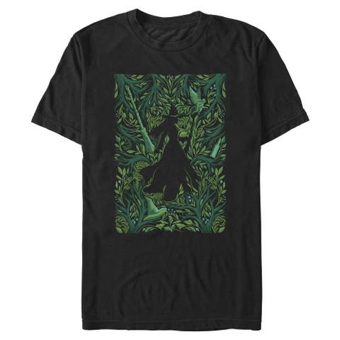 Men's Wicked For Good Elphaba Forest Green Poster  Graphic T-Shirt
