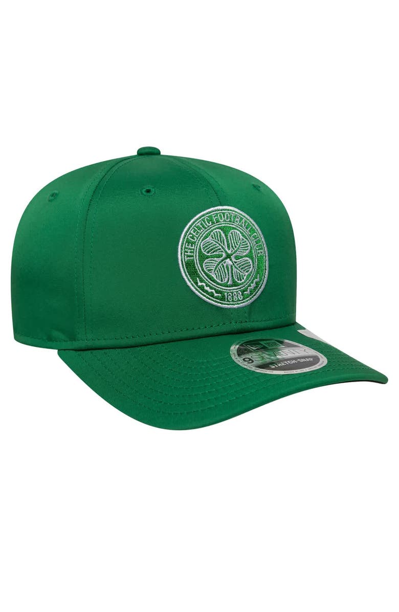 New Era Men's New Era Green Celtic Core 9SEVENTY Stretch-Snap Hat, Alternate, color, Green