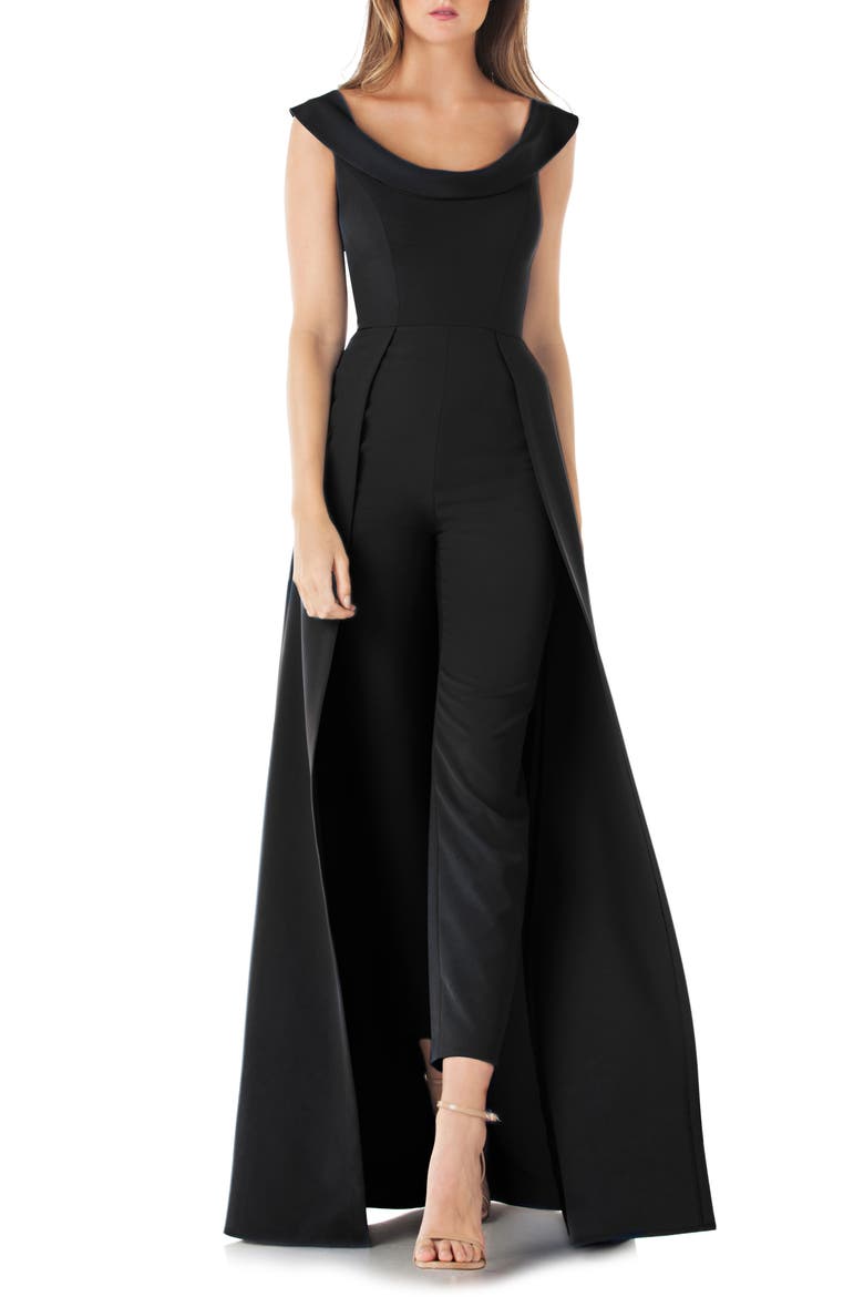 Maxi Romper, Alternate, color, BLACK