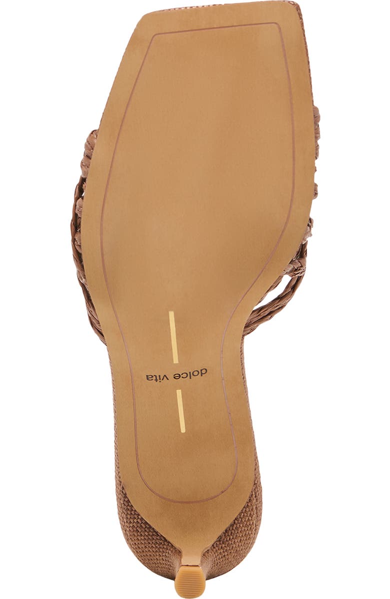 Dolce Vita Bowen Sandal, Alternate, color, Cognac Raffia