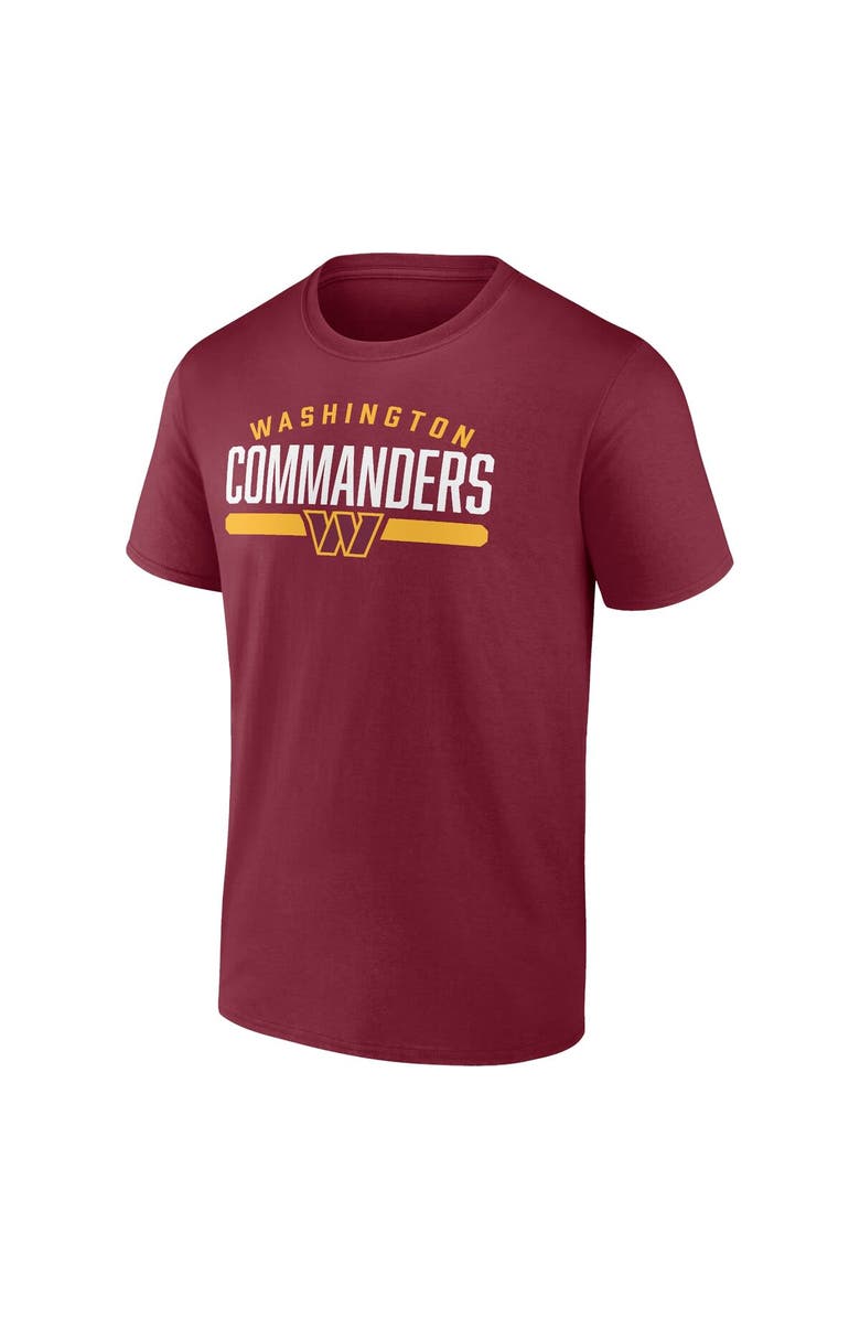 FANATICS Men's Fanatics Branded Burgundy Washington Commanders Big & Tall Arc and Pill T-Shirt, Alternate, color, 
