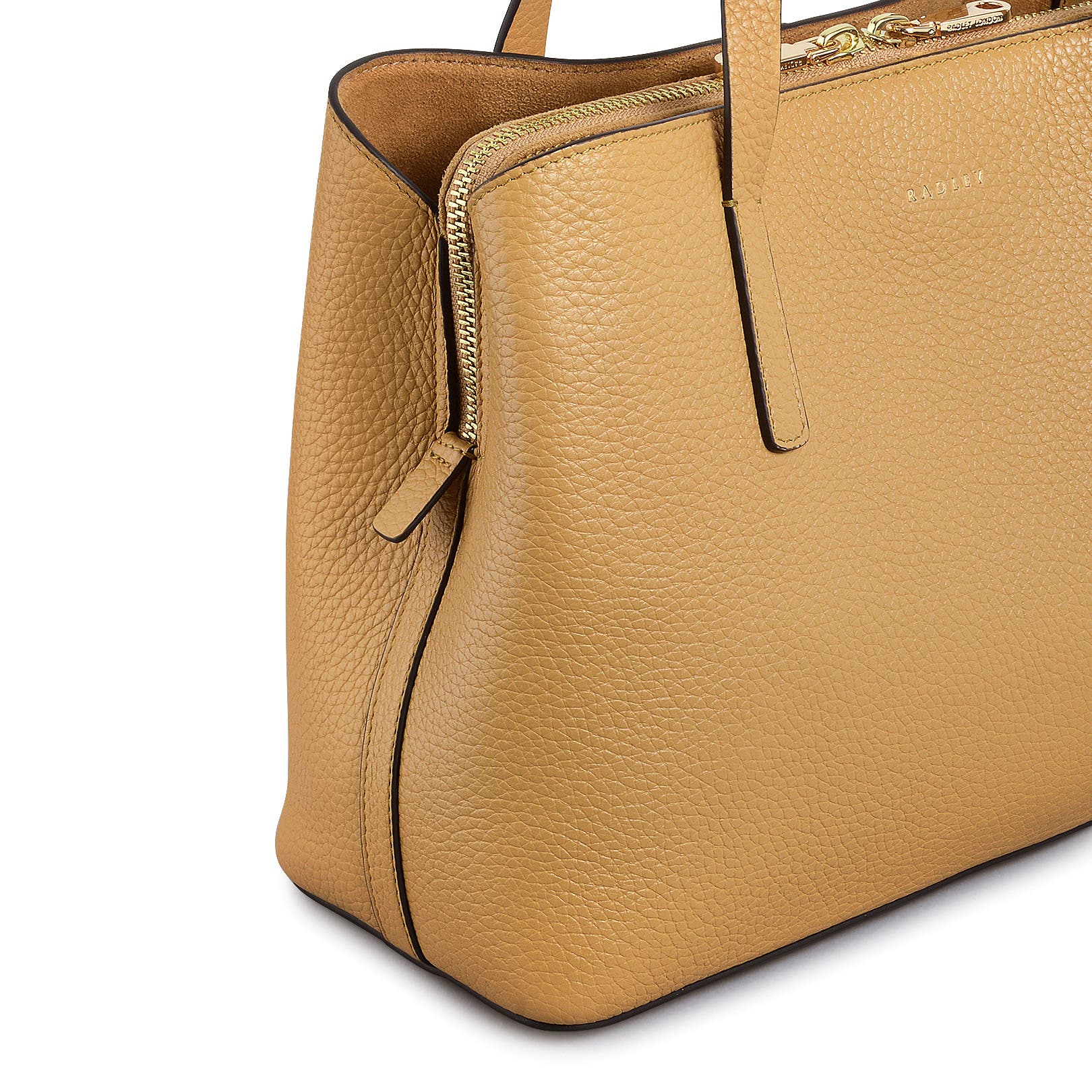 Radley Dukes Place Medium Ziptop Satchel Bag, Alternate, color, Pecan