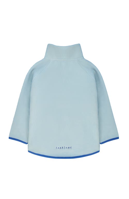 Roarsome Fleece Zip Up In Orange