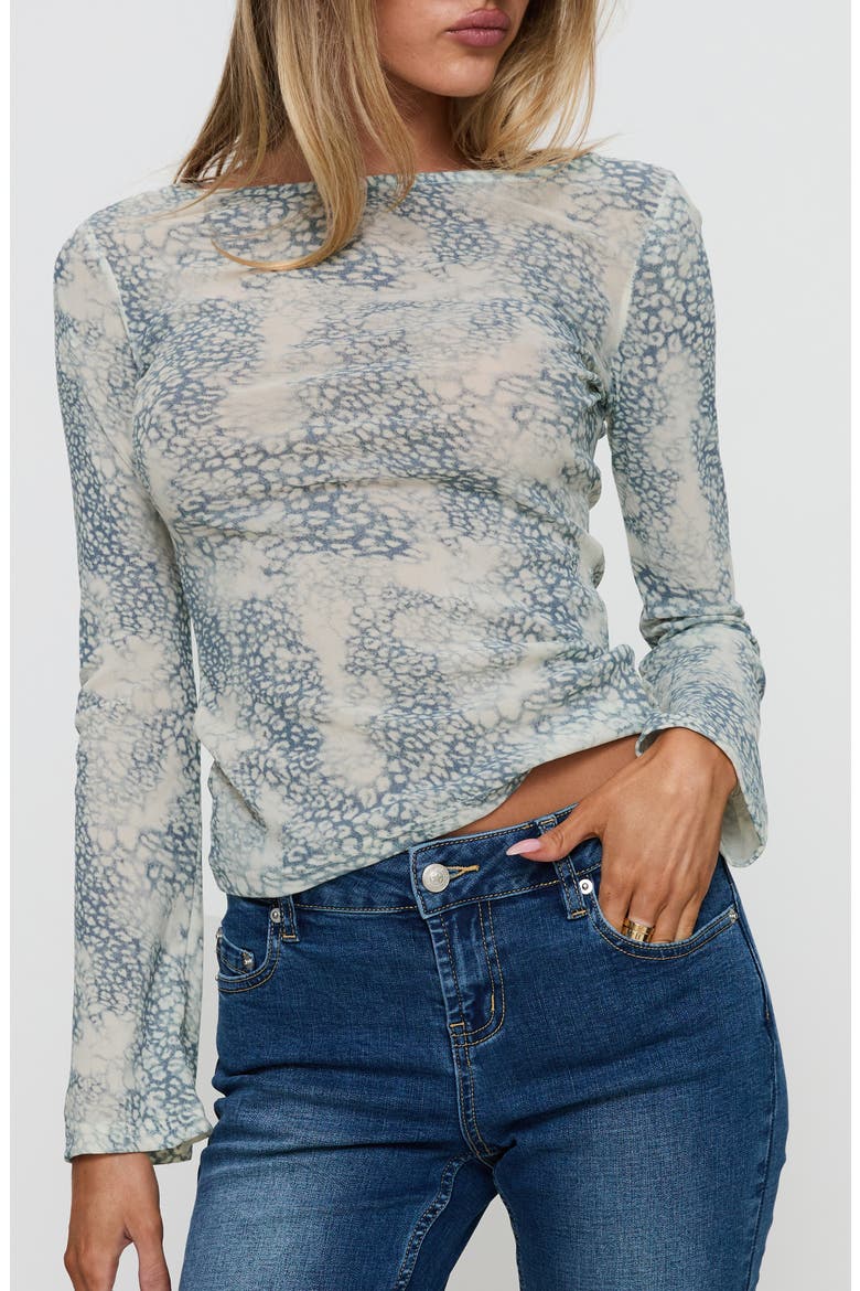 Let It Happen Leopard Print Boat Neck Top, Main, color, LEOPARD