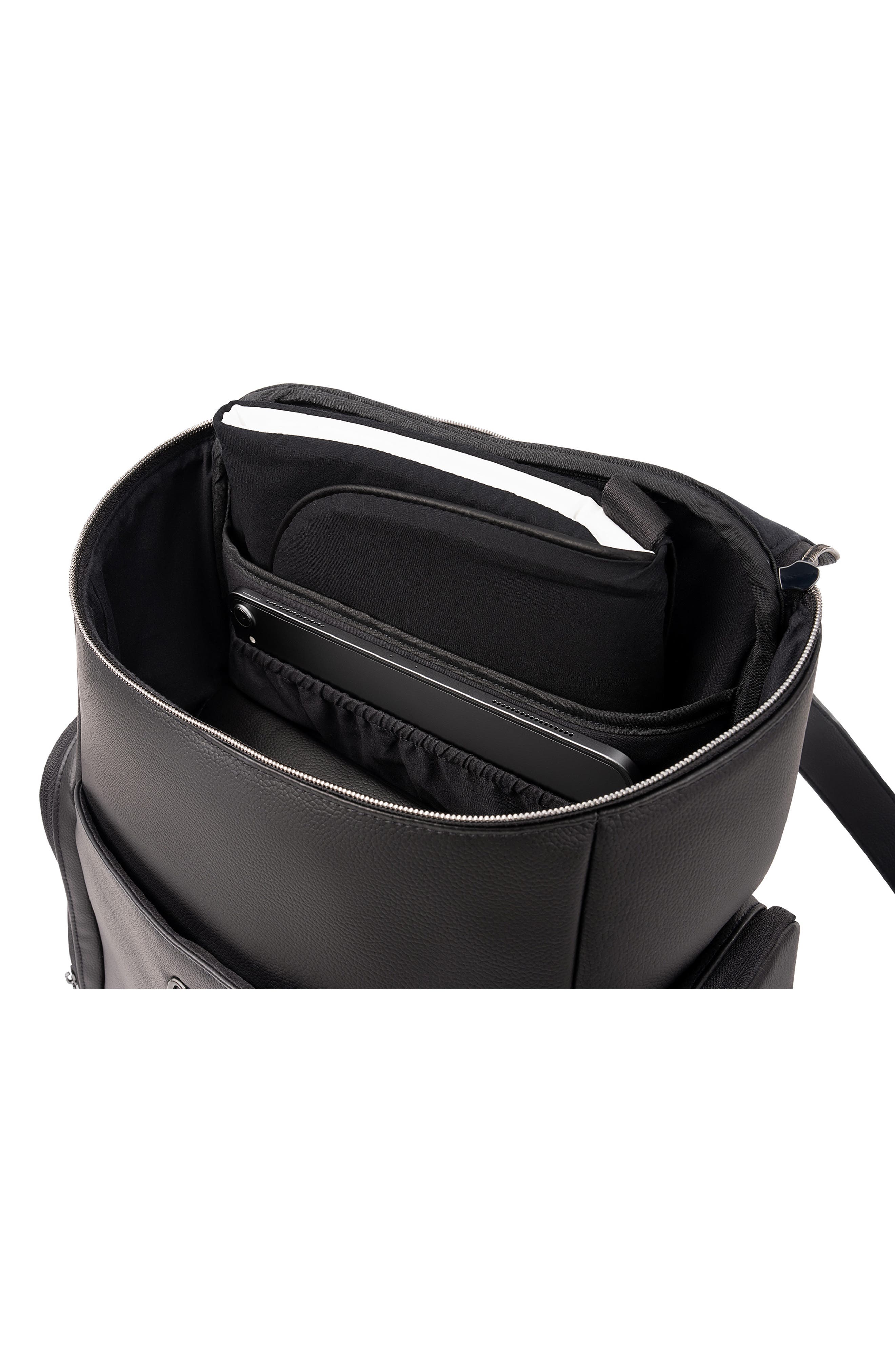 Nuna Essential Diaper Bag, Alternate, color, Black