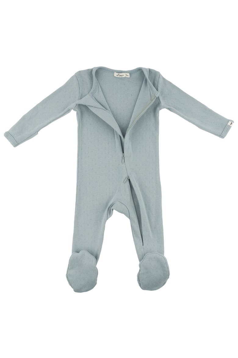 Twinkle Pointelle Footie, Alternate, color, Sky Blue