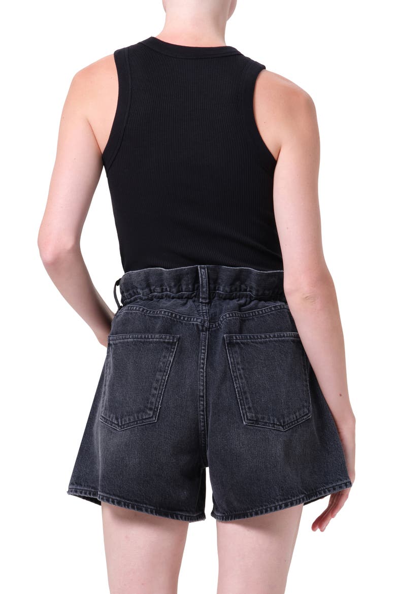 Leigh Rib Racerback Tank, Alternate, color, BLACK