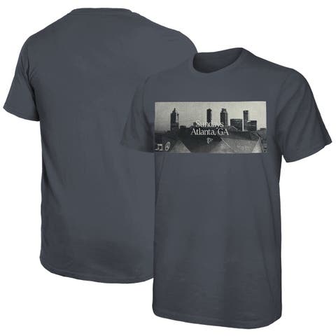 Men
s Majestic Threads Gray Atlanta Falcons Sundays Skyline T-Shirt