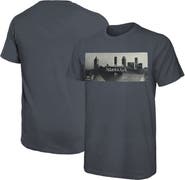 Majestic Threads Men's Majestic Threads Gray Atlanta Falcons Sundays Skyline T-Shirt