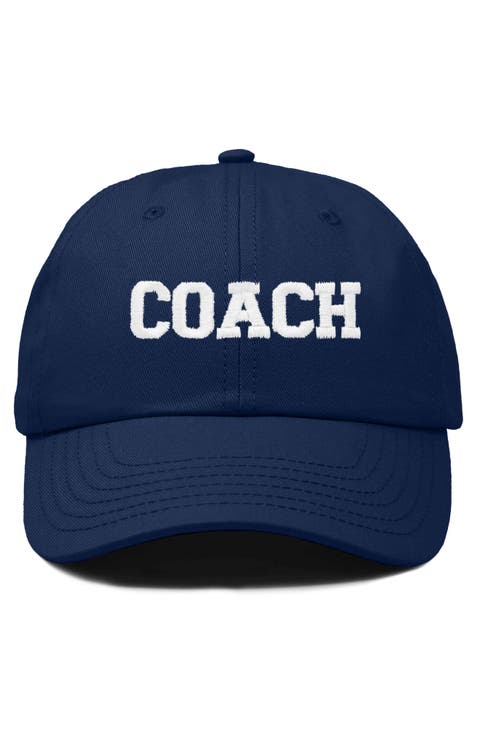 Coach Embroidered Sports Dad Cap