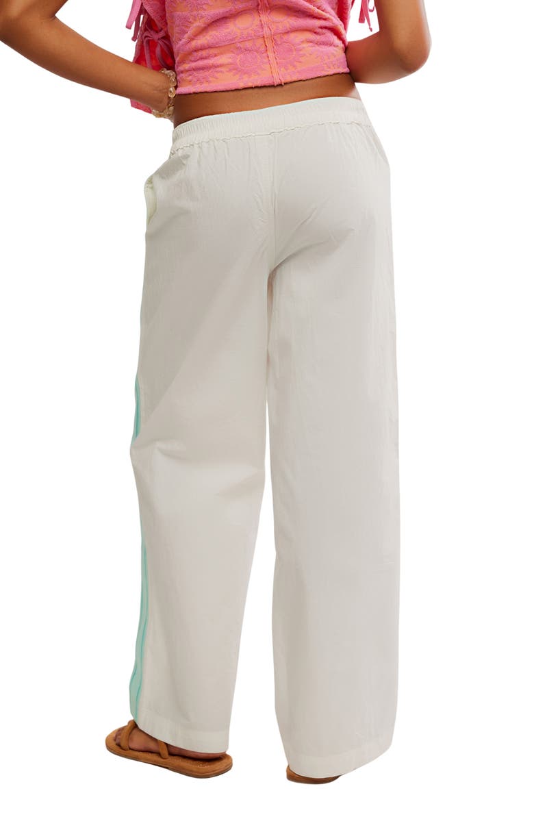 Free People Team Spirit Sweatpants, Alternate, color, Bleached Aqua Combo