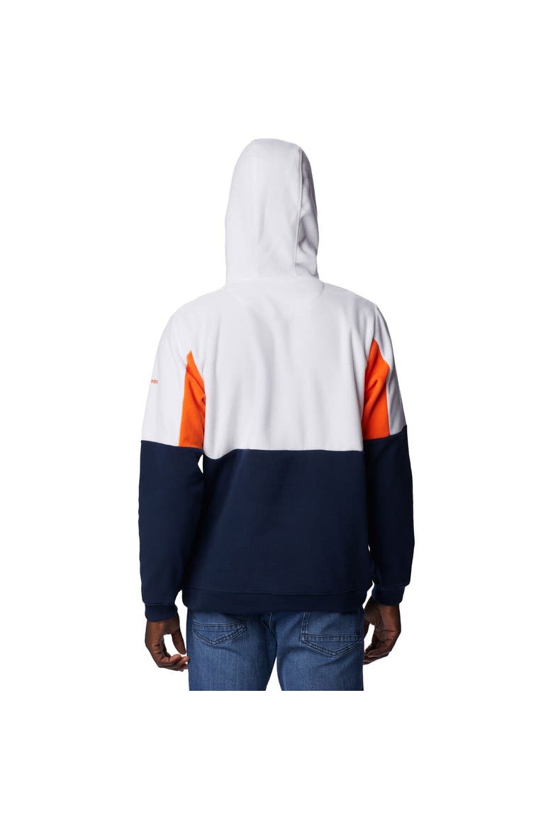 Men's Columbia Navy Auburn Tigers Lodge Quarter-Zip Hoodie, Alternate, color, Navy