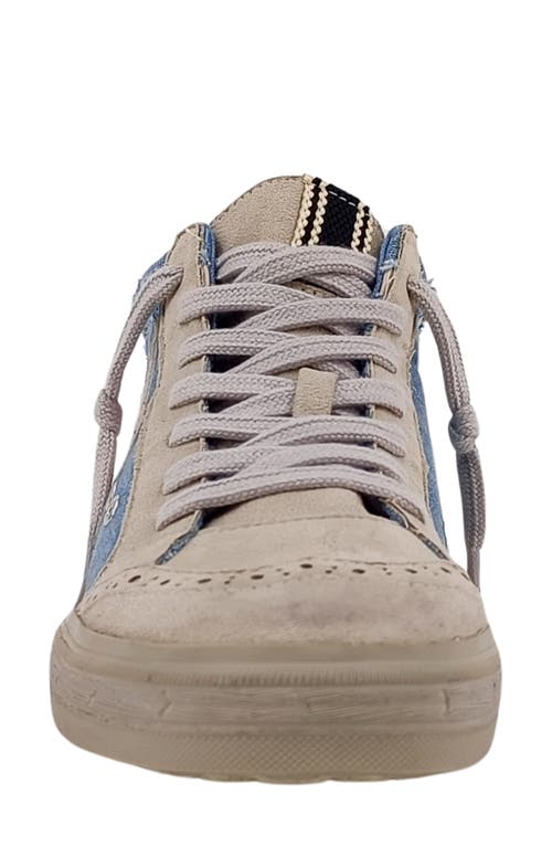 Shushop Paulina Low Top Sneaker In Denim