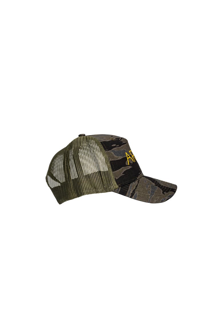 Camo Surf Trucker hat, Alternate, color, Ocean Tiger Camo