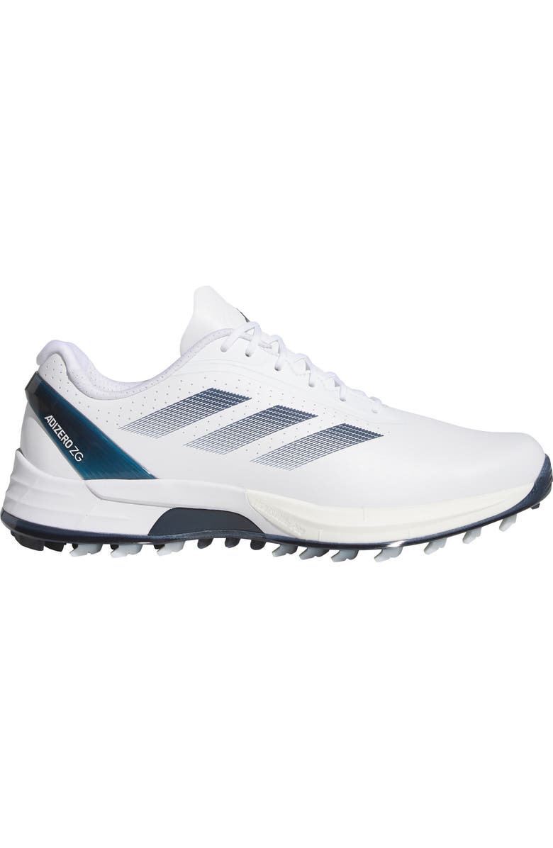 adidas Adizero ZG Golf Shoe, Alternate, color, White/ Navy