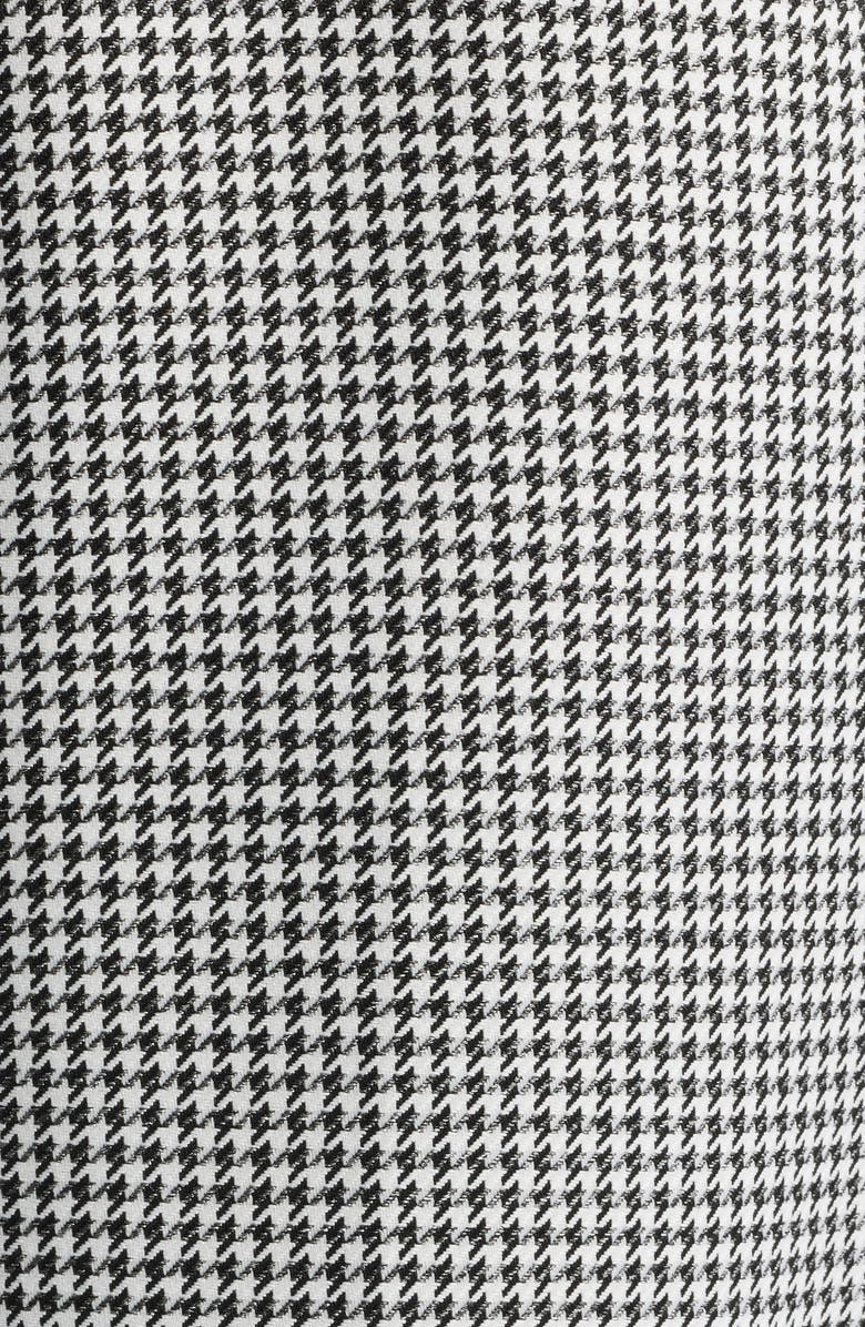 Anne Klein Mini Houndstooth Blazer, Skirt & Pants Set, Alternate, color, Anne Black Combo