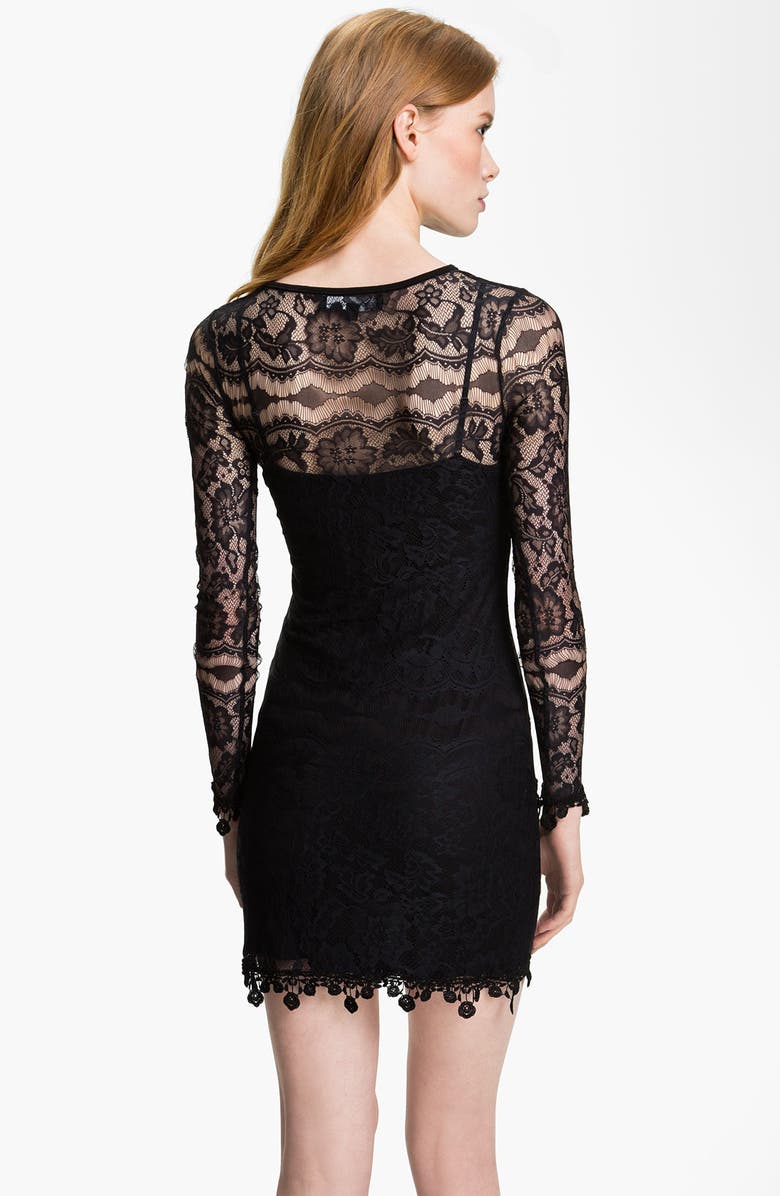 For Love & Lemons Lace Dress, Alternate, color, 