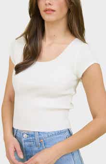 Blu Pepper Bow Tie Knit Top