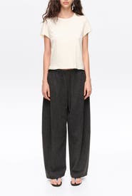 Bimba y Lola Fluid Corduroy Barrel Leg Joggers