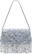 Cult Gaia Idalia Embellished Satin Shoulder Bag