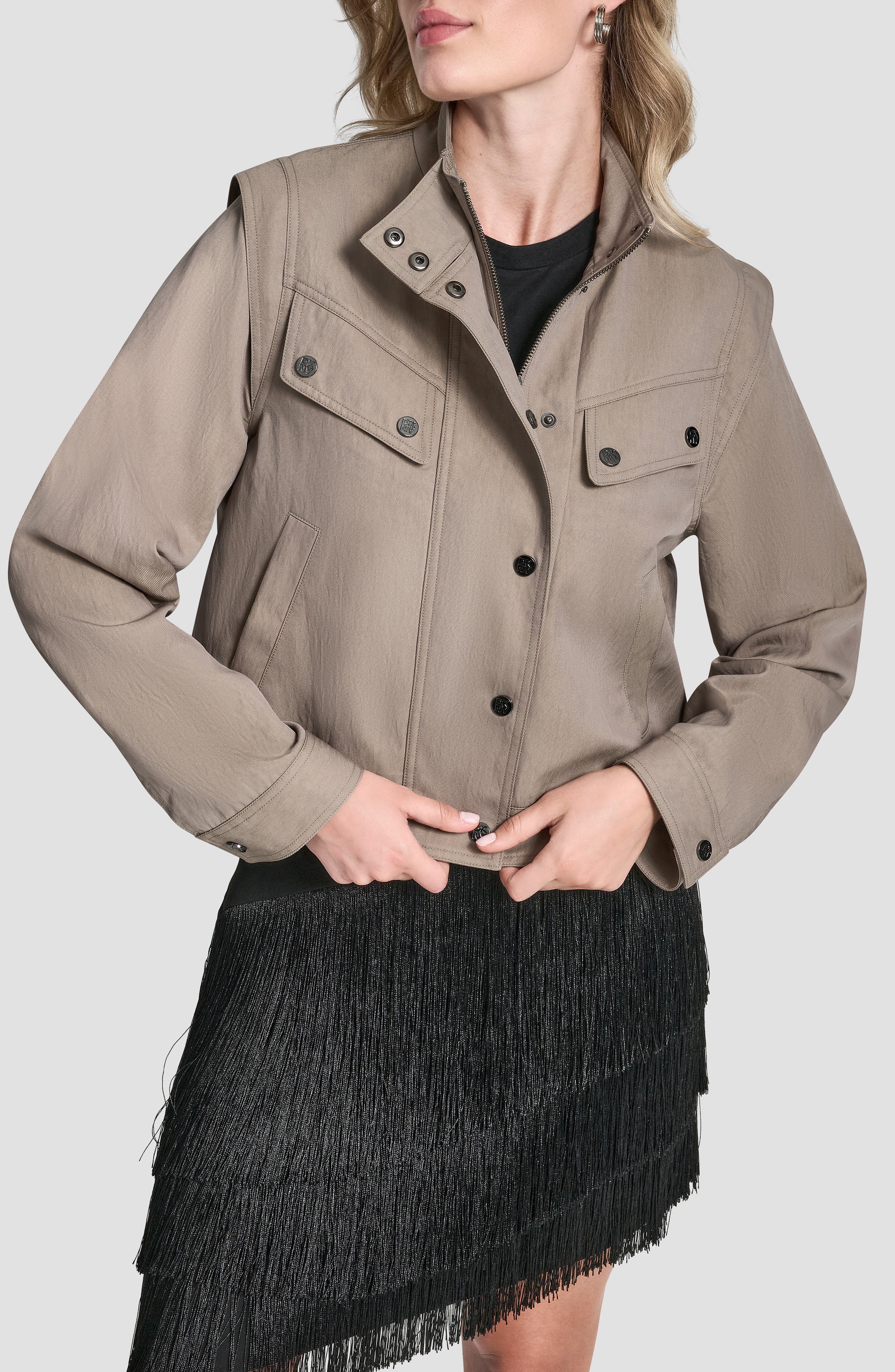 Crop Moto Jacket
