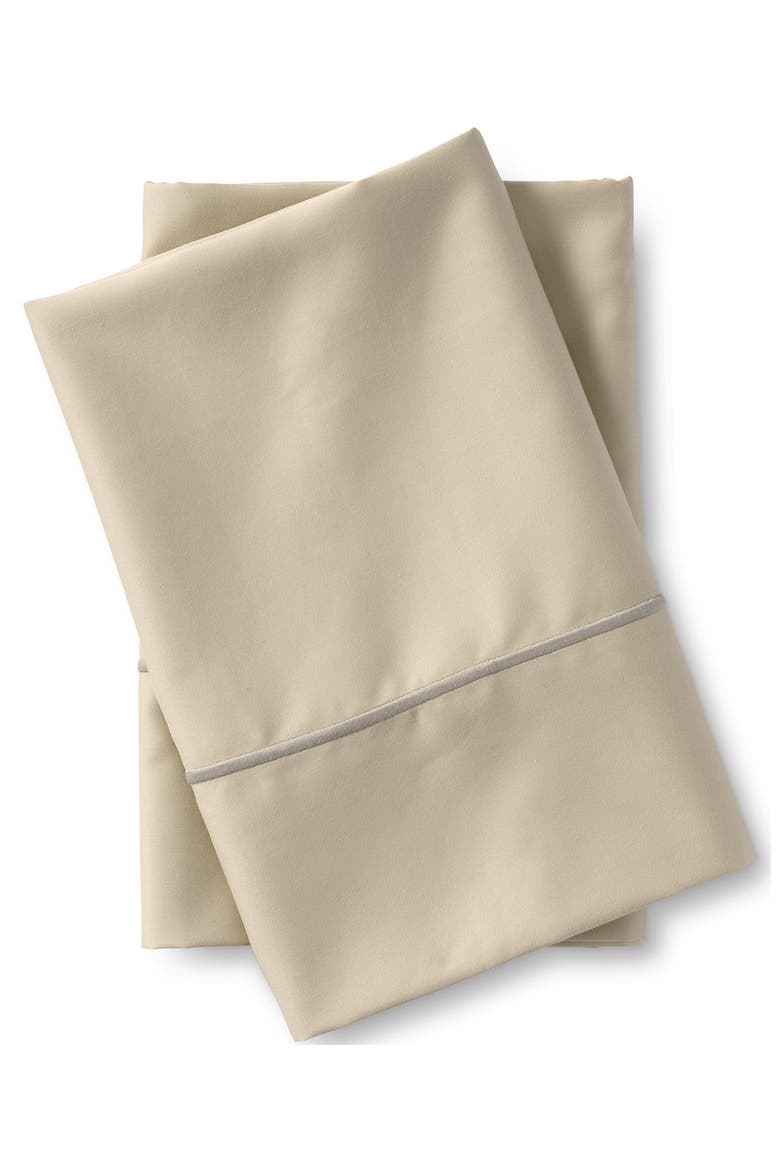 400 Thread Count Premium Supima Cotton No Iron Pillow Cases, Main, color, Light Tan