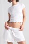 Drop Needle Pointelle Baby Tee