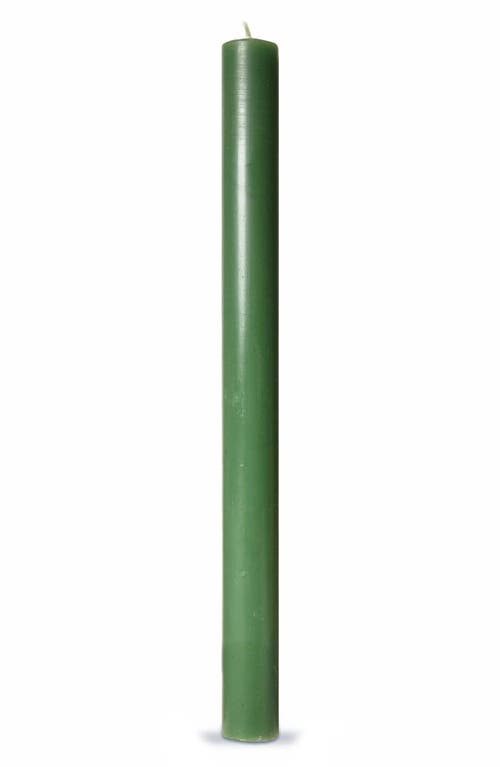 tag Color Studio Box of 12 10-Inch Straight Candles in Green 