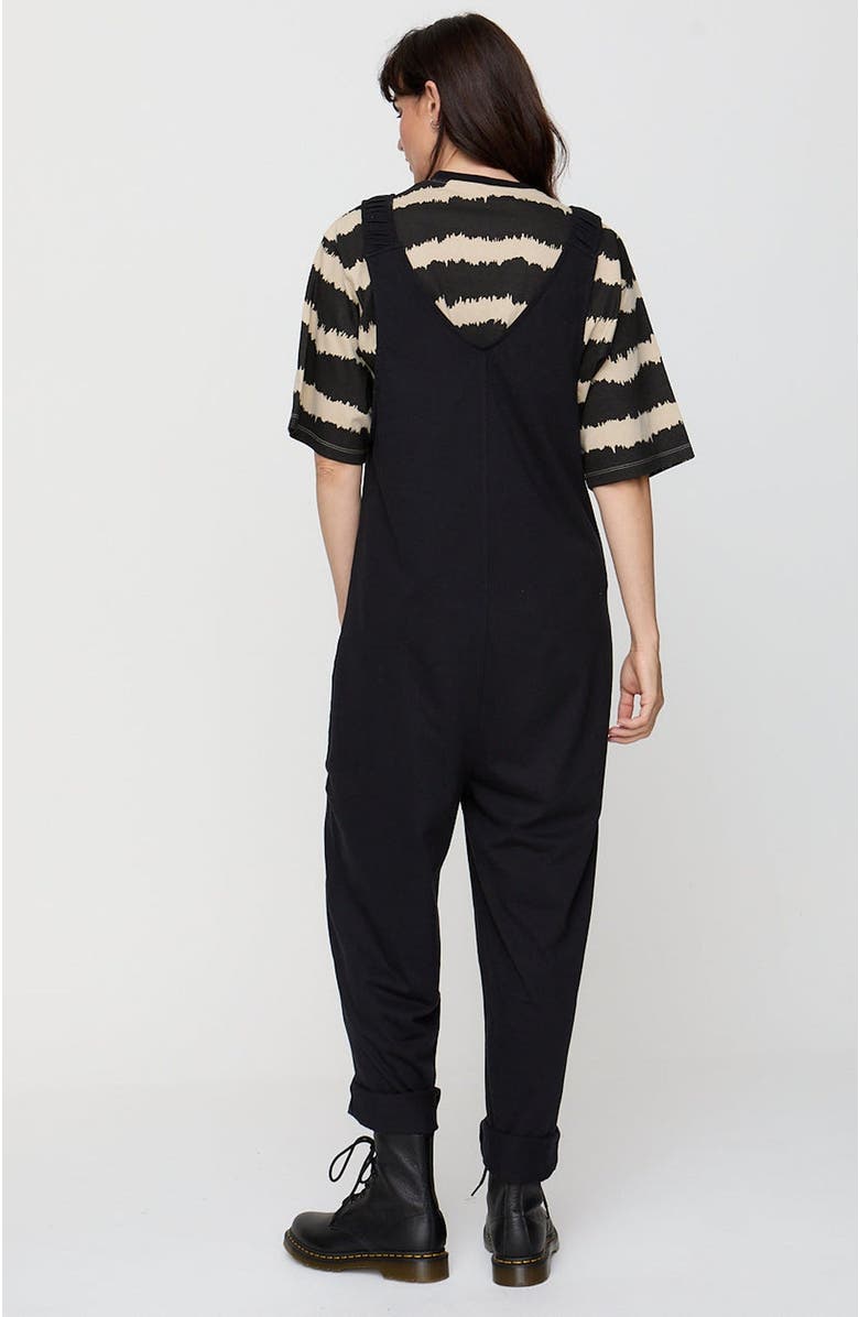 Turtledove London Organic Cotton Jilly Jumpsuit, Alternate, color, Black