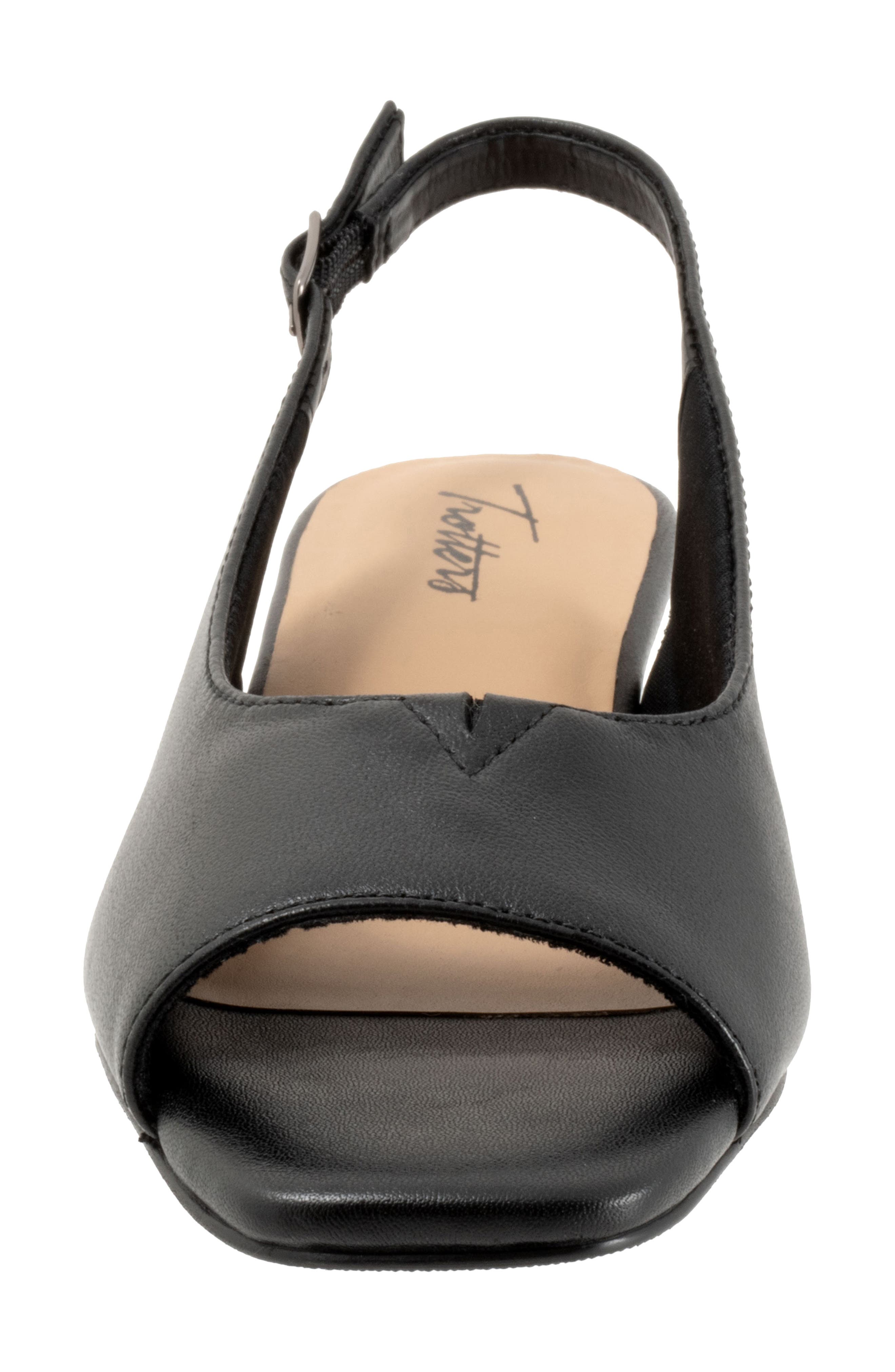 Trotters Dawn Slingback Sandal, Alternate, color, Black
