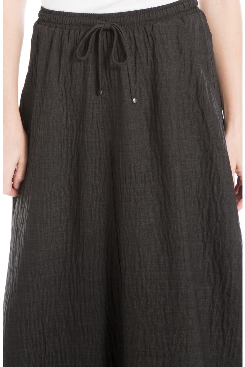 Textured Crop Maxi Skirt, Alternate, color, BLACK