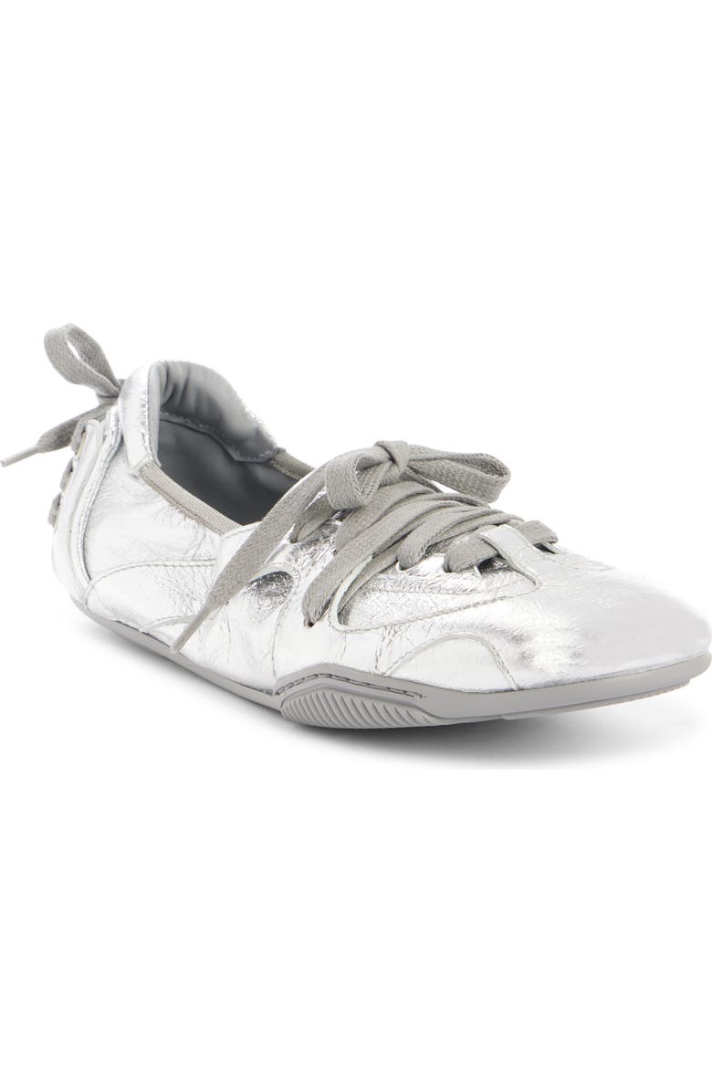 Acne Studios Bilaria Metallic Leather Low Top Sneaker, Main, color,