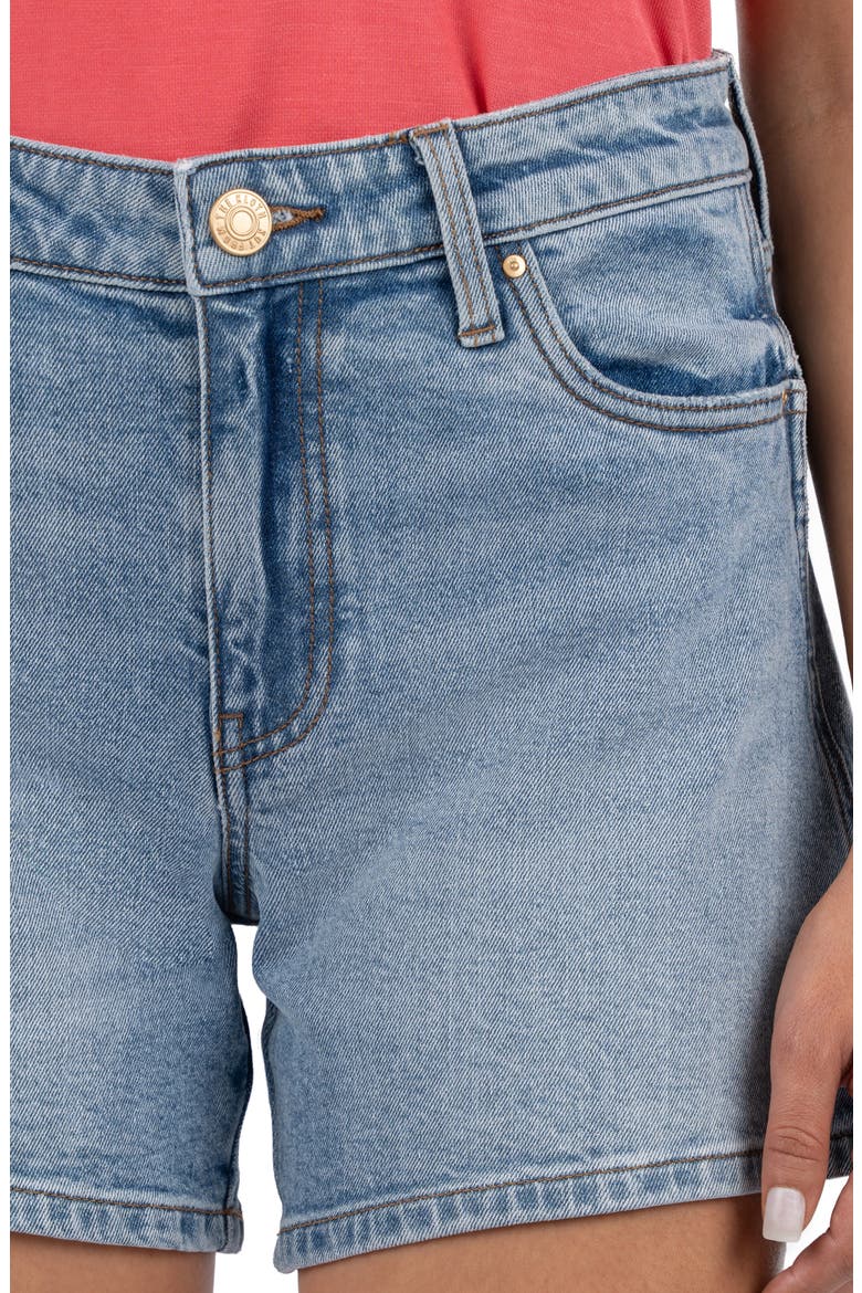 Jane Mid Rise Denim Shorts, Alternate, color, PEACEFUL