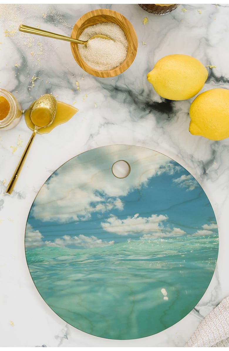 Deny Designs Bethany Young Photography Hawaii Water VII Round Cutting Board, Alternate, color, 