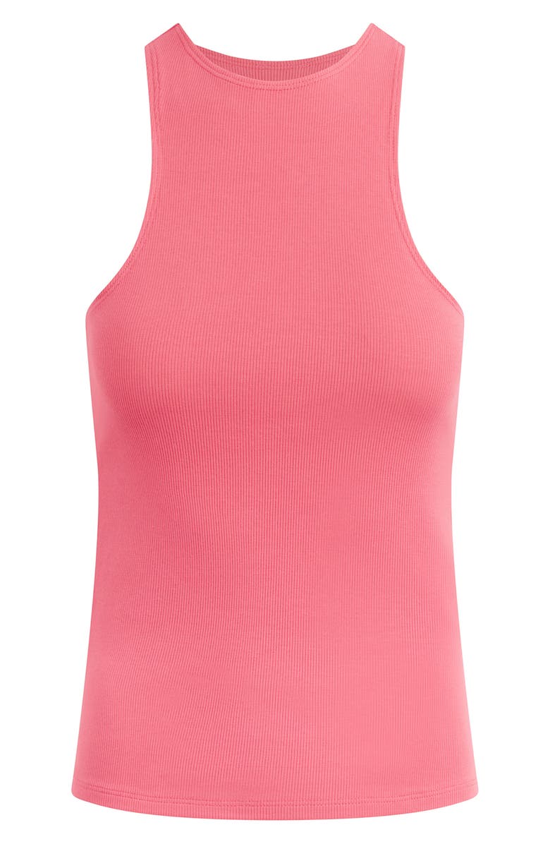 Hudson Jeans Rib Racer Tank, Alternate, color, Party Punch