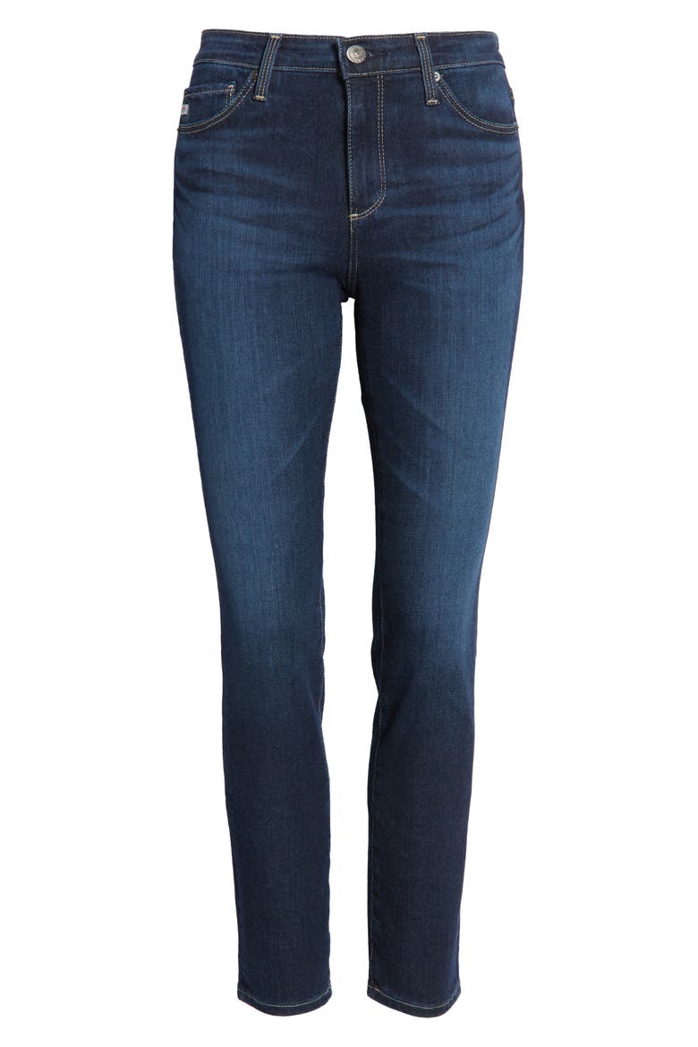 Mari Slim Ankle Straight Leg Jeans, Alternate, color, ZEPHYR