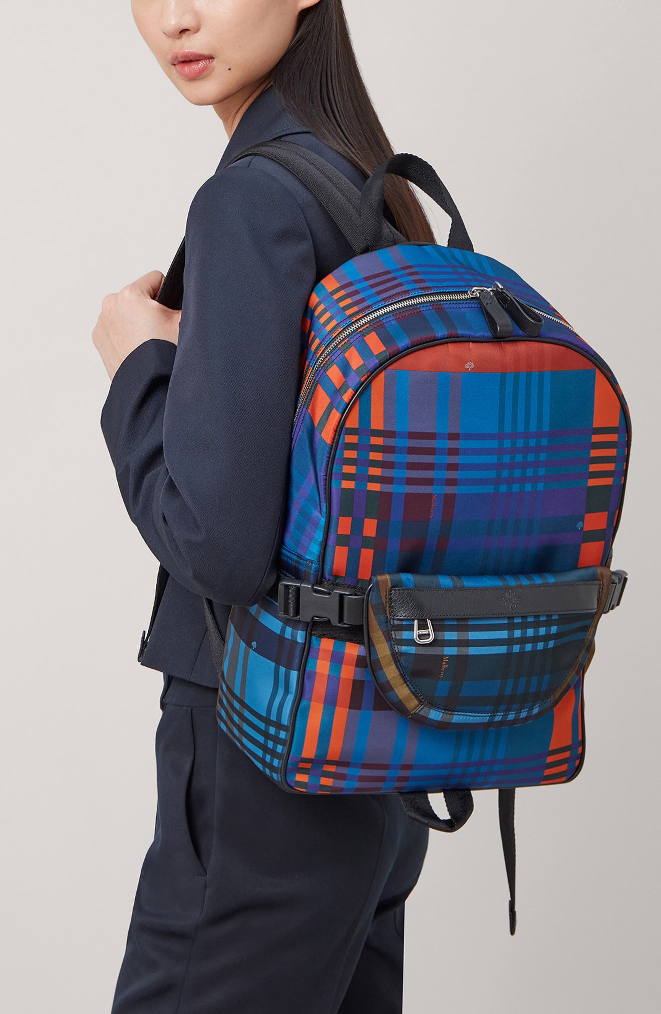 Mulberry Unisex Regenerated Nylon Backpack & Belt Bag, Alternate, color, 