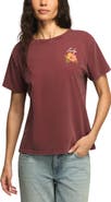 Lucky Brand Hibiscus Boyfriend T-Shirt